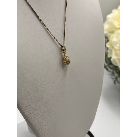 Swarovski 1023993 Heloise Gold-plated Teardrop Pendant Necklace - Picture 4 of 7